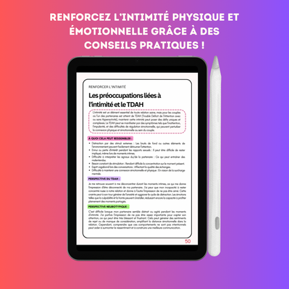 Le Guide du TDAH pour les couples - Ebook numérique à télécharger et imprimer chez soi.